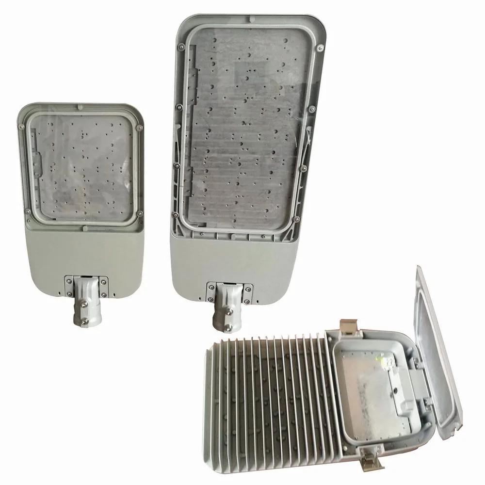 Factory Supply Extrusion Aluminum Machining Street Lamp Heat Sink for High Power LED Light Street Light Cooling Housing