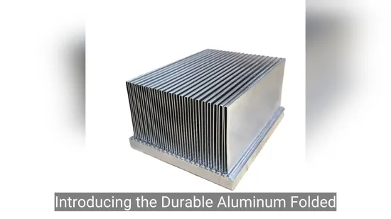 プロフェッショナルアルミジッパー折りたたみフィンヒートシンク蒸気室VCヒートシンク5g用